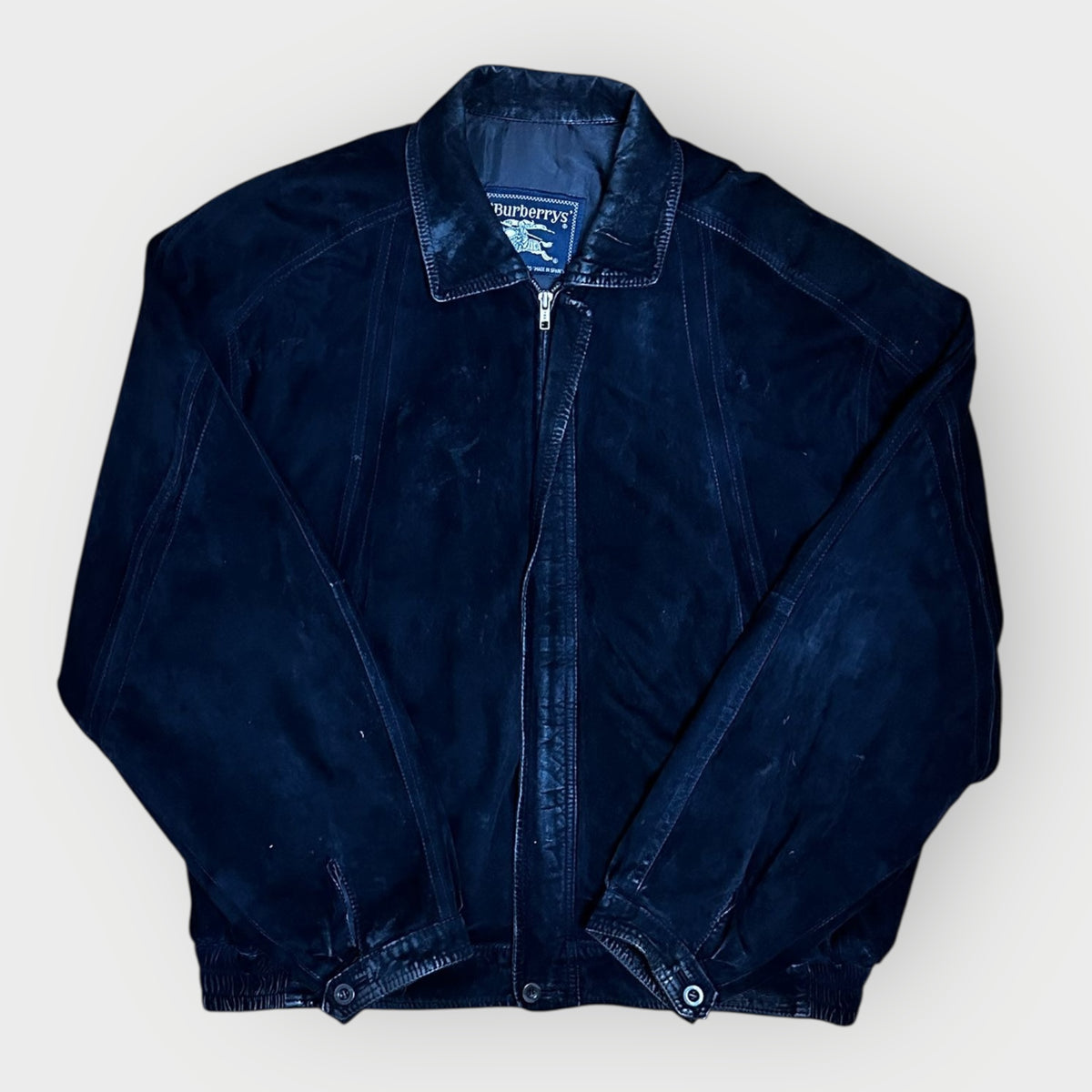 Seltene Vintage Burberry’s Lederjacke (XL)