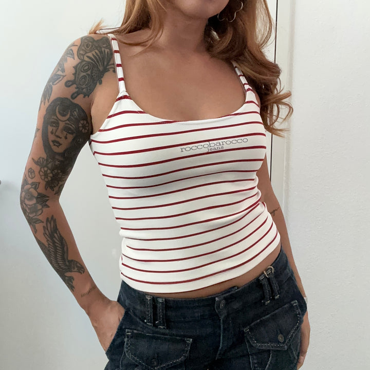 ROCCOBAROCCO STRIPPED TOP (S)