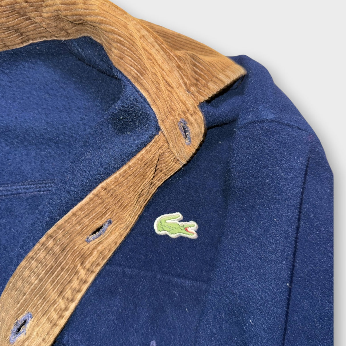 Lacoste Fleecejacke Herren XL – Navy