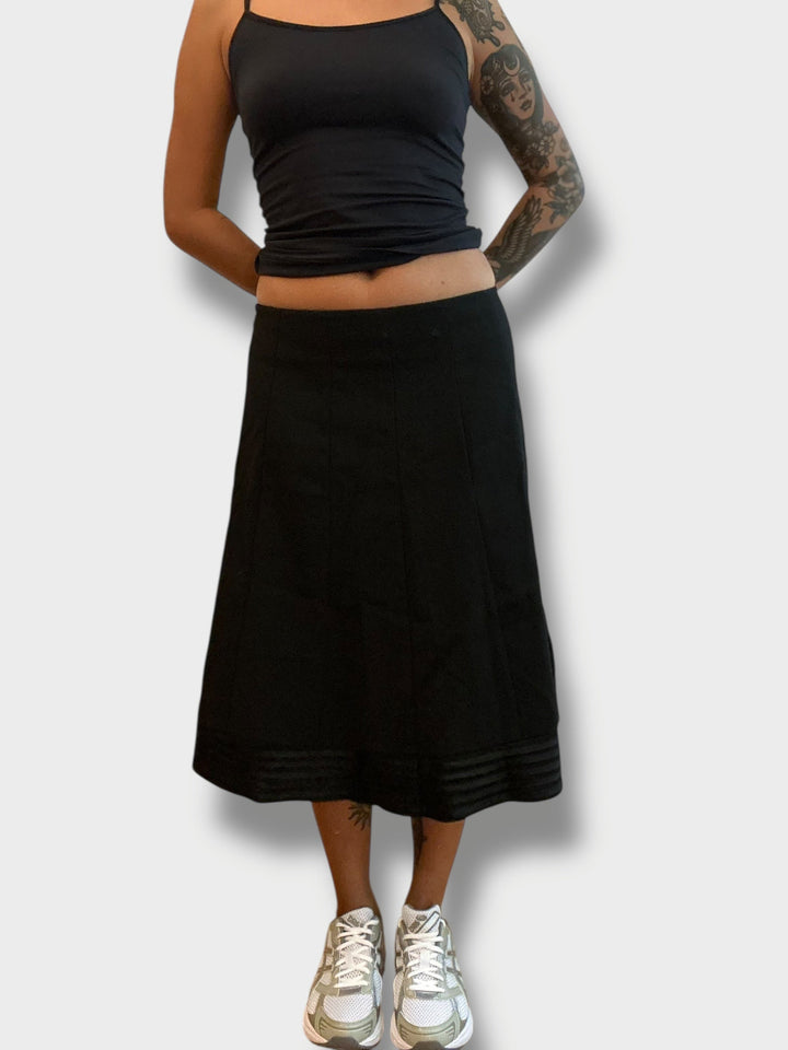 Vintage Burberry London Black Skirt (M)