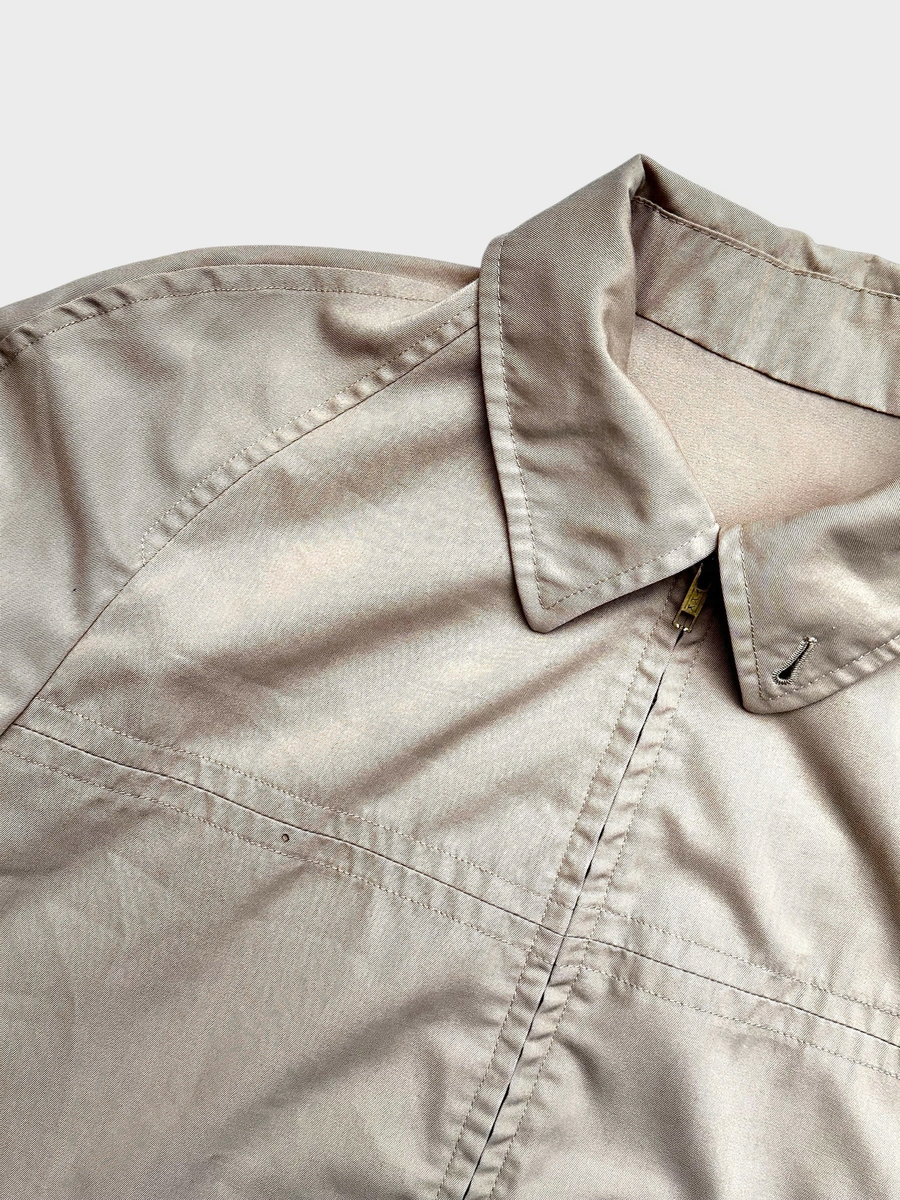 Vintage Burberry’s Harrington Jacket (L) – Beige 90s Classic