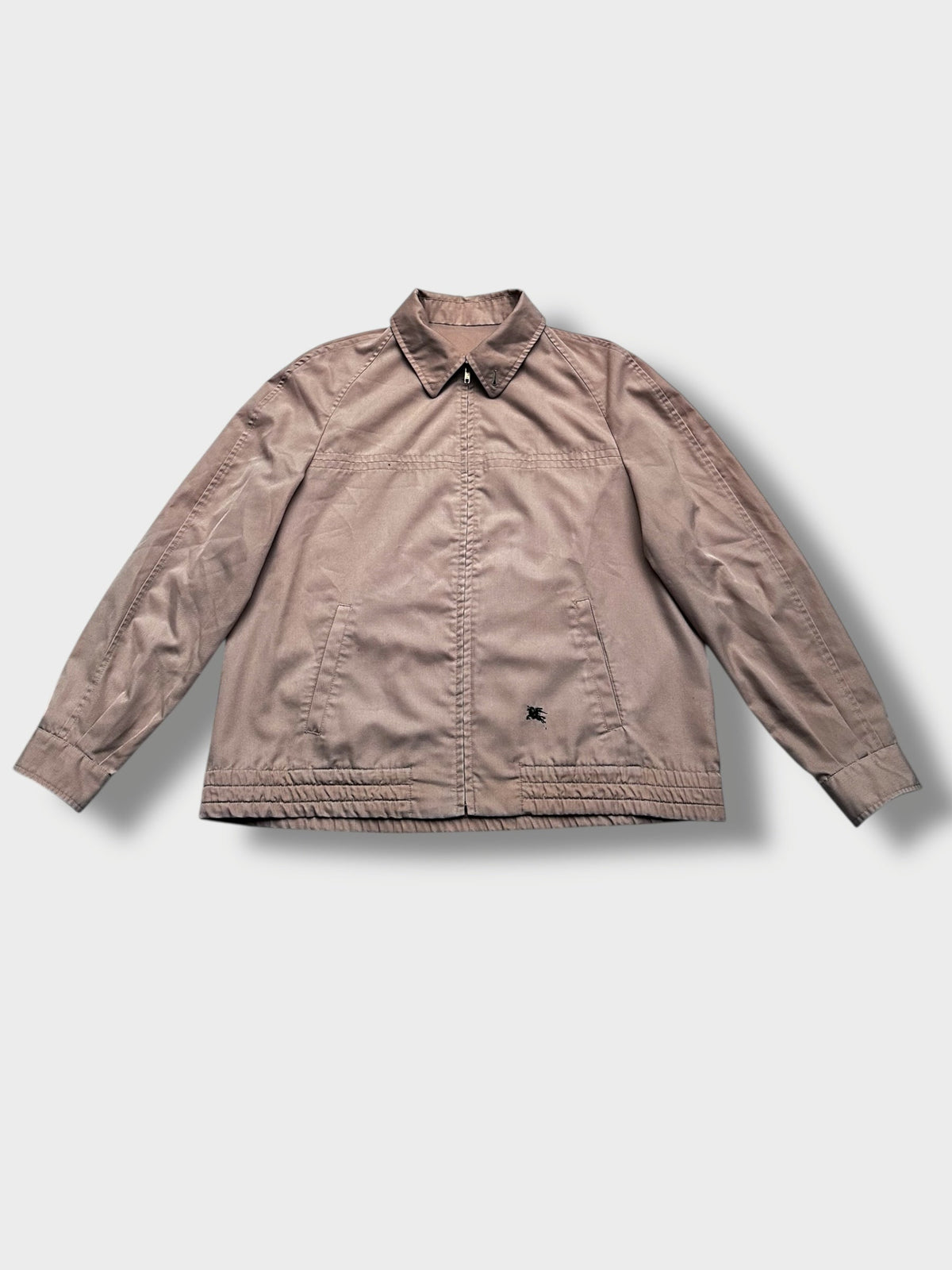 Vintage Burberry’s Harrington Jacket in Beige, Grösse L, 90s Style