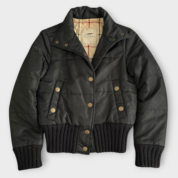 Thomas Burberry Bomberjacke Damen M – Schwarz