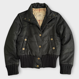 Thomas Burberry Bomberjacke Damen M – Schwarz