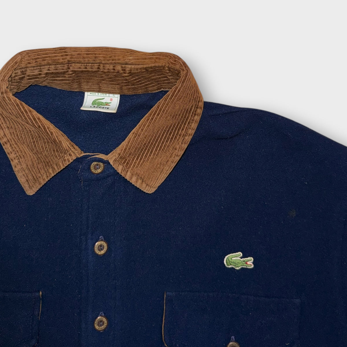 Lacoste Fleecejacke Herren XL – Navy