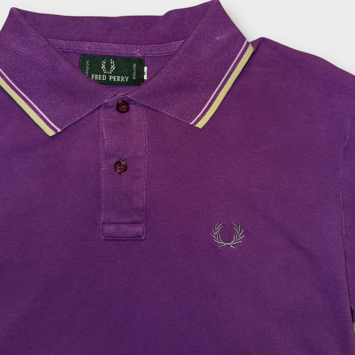 Fred Perry Polo Violett (S)