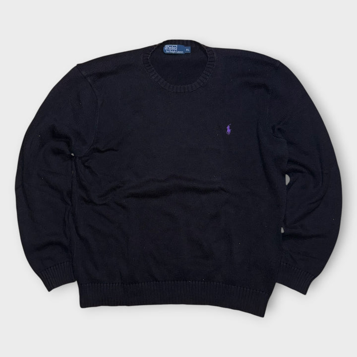 Vintage Polo Ralph Lauren Pullover Schwarz – XL