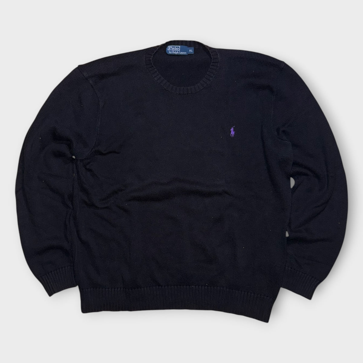 Vintage Polo Ralph Lauren Pullover Schwarz – XL