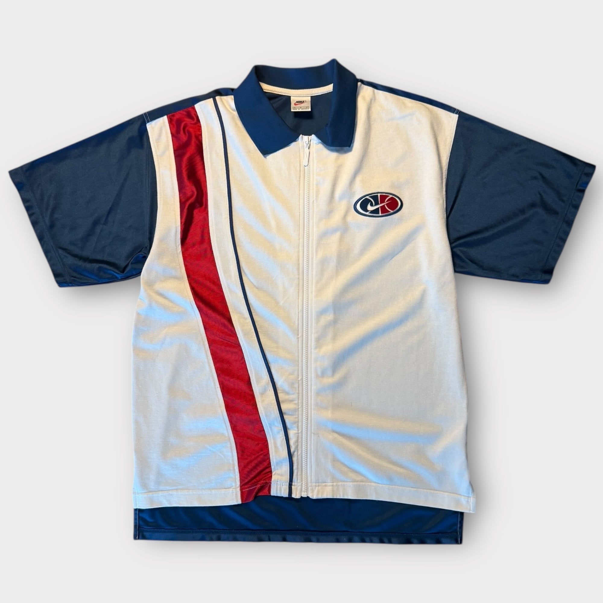 Vintage Nike Basketball Zip Jersey (M)