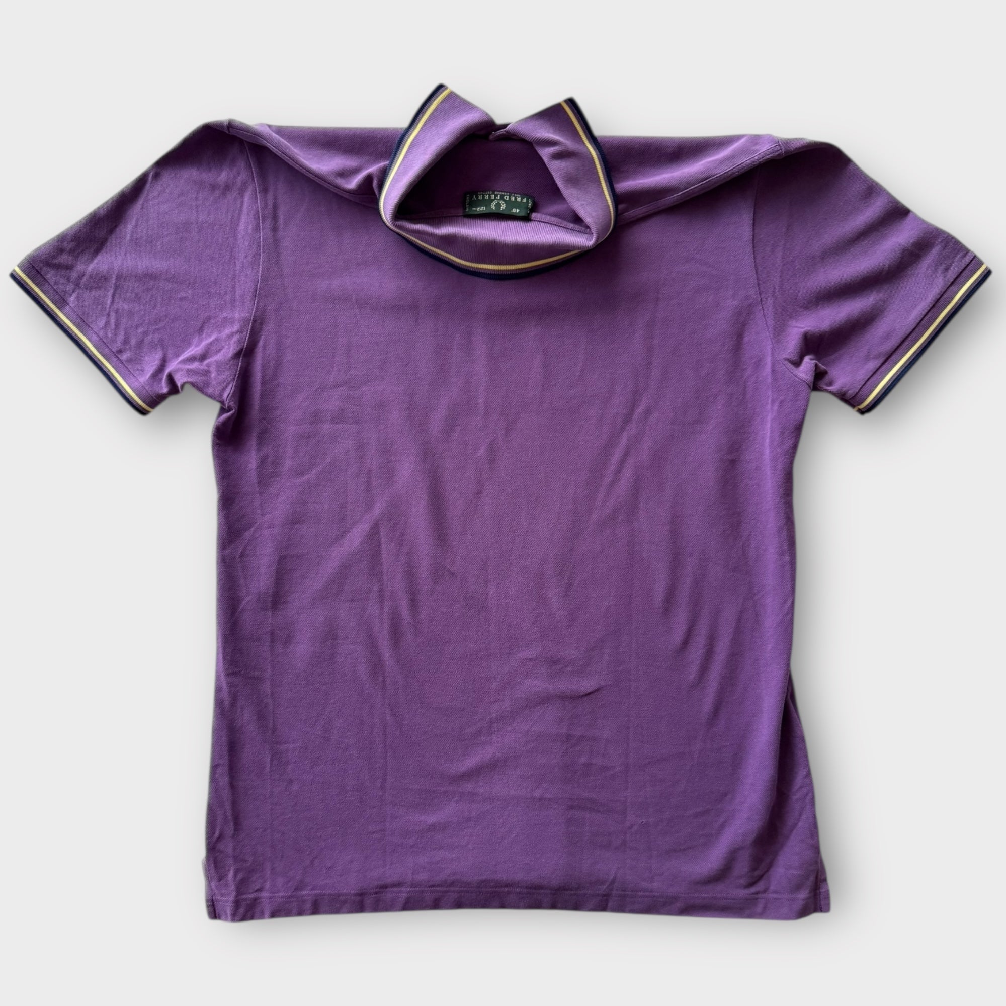 Vintage Fred Perry Polo in Violett (Grösse XL)