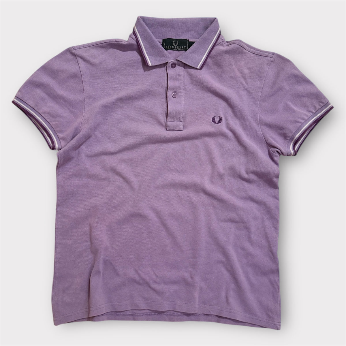 Vintage Fred Perry Polo - Lavendel (L)