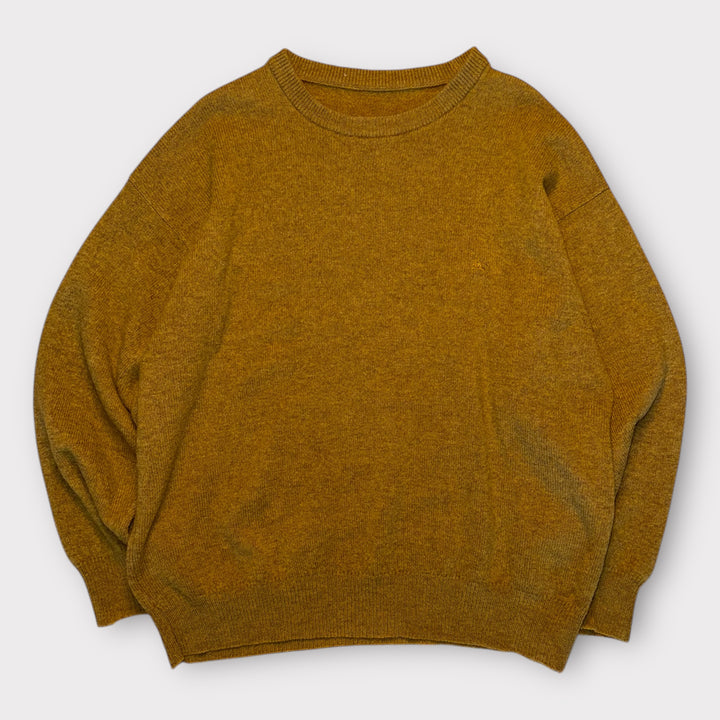 Vintage Burberry Strickpullover – Senf/Ocker - (M)