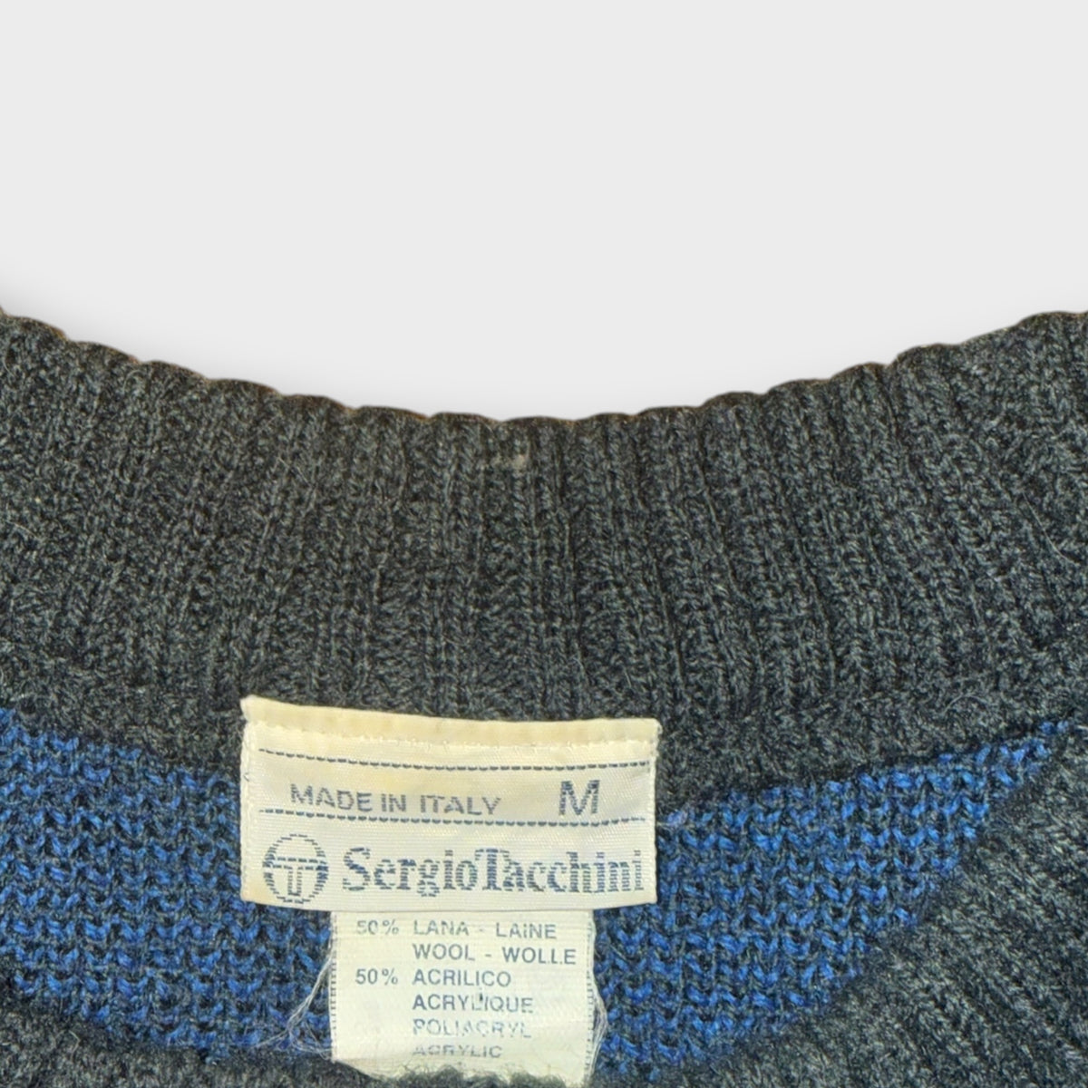 Sergio Tacchini Wollpullover Herren M