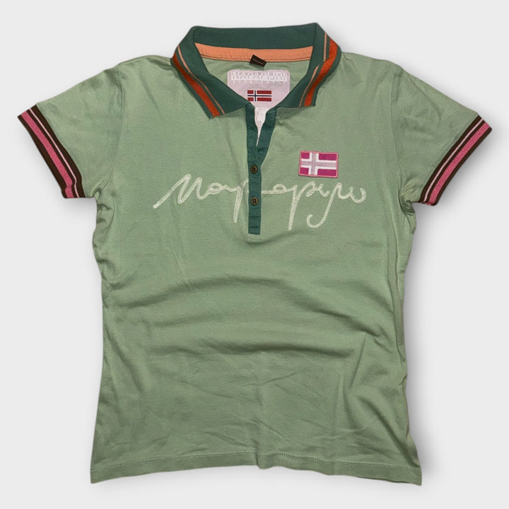 Napapijri Poloshirt Damen M – Weiss
