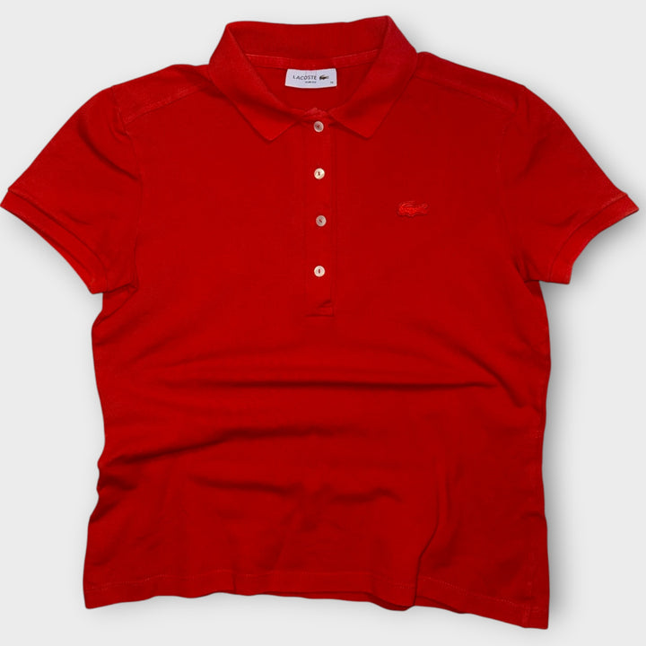 Lacoste Poloshirt Damen 36 – Rot