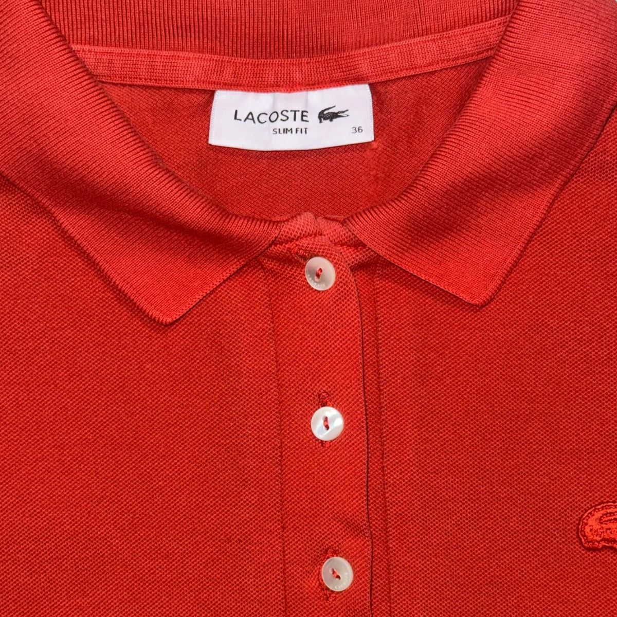 Lacoste Poloshirt Damen 36 – Rot