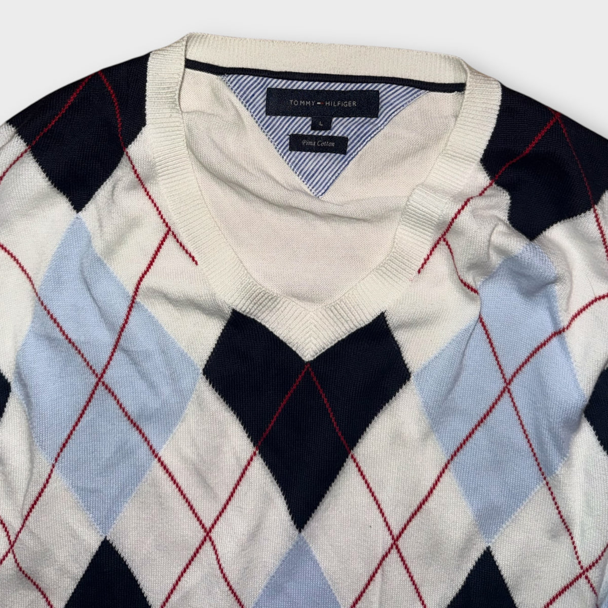 Tommy Hilfiger Pullover Herren L – Argyle