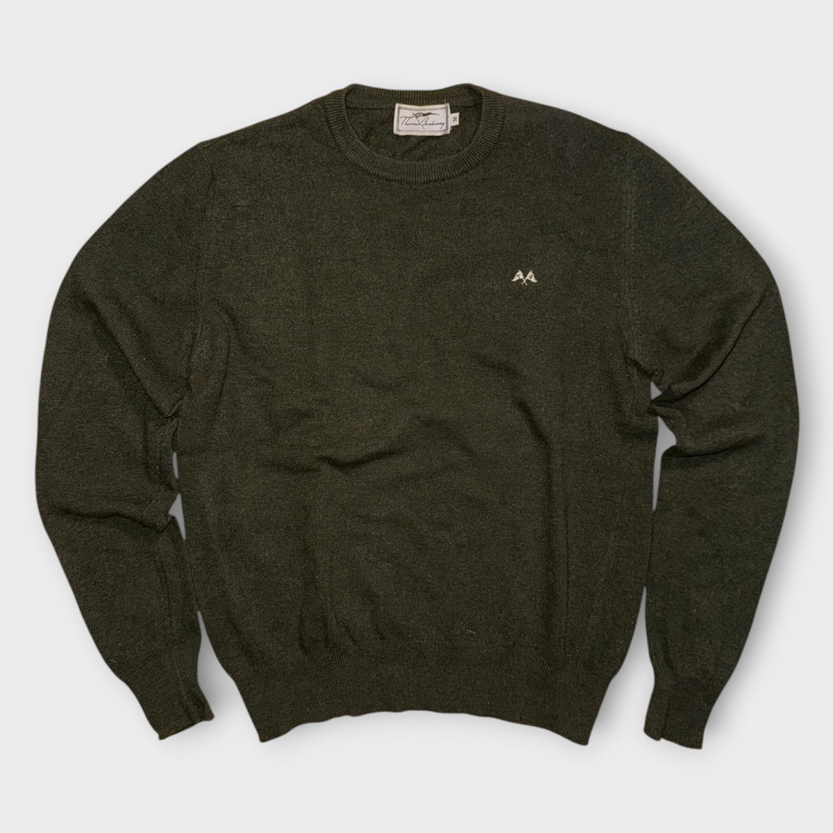 Thomas Burberry Pullover Damen M – Grün