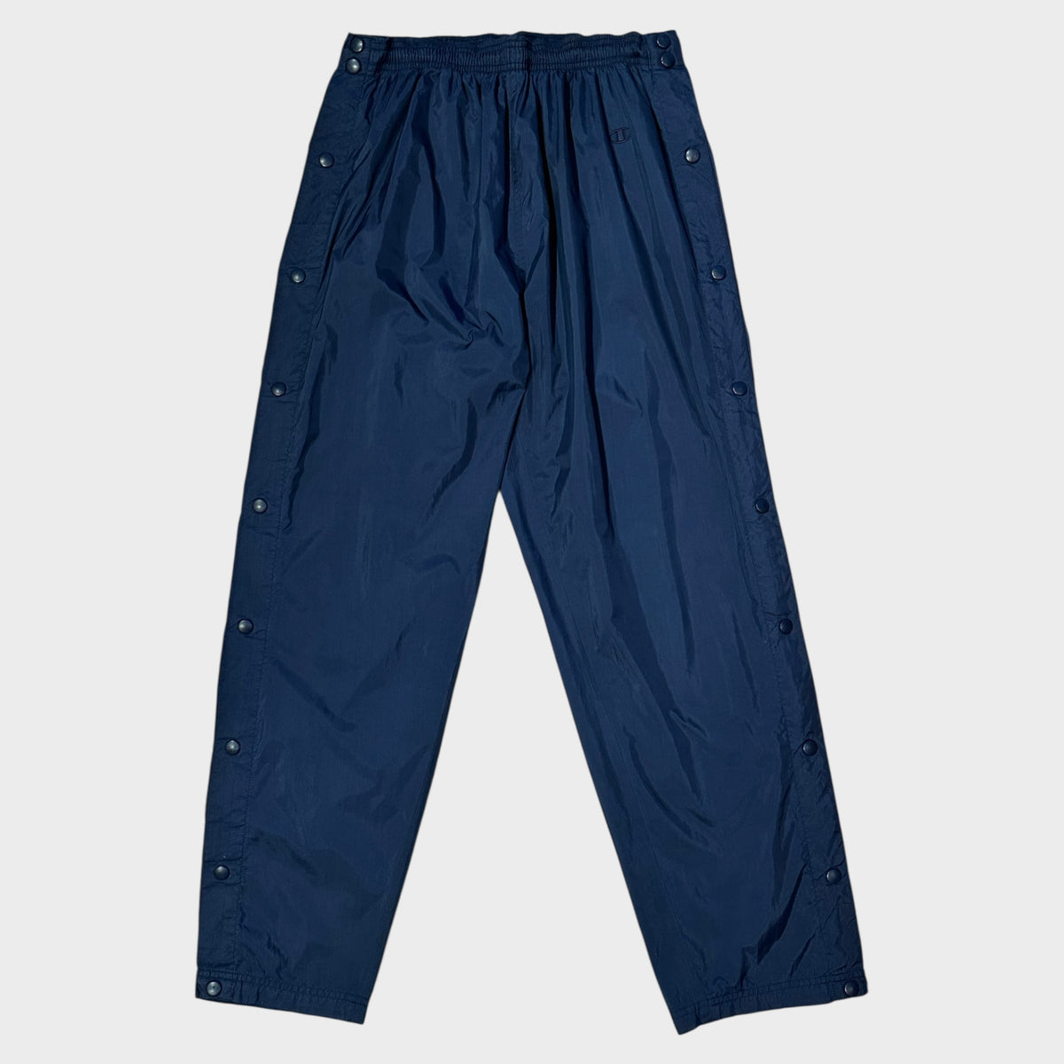Navy Champion Trainingshose mit Druckknöpfen (M)