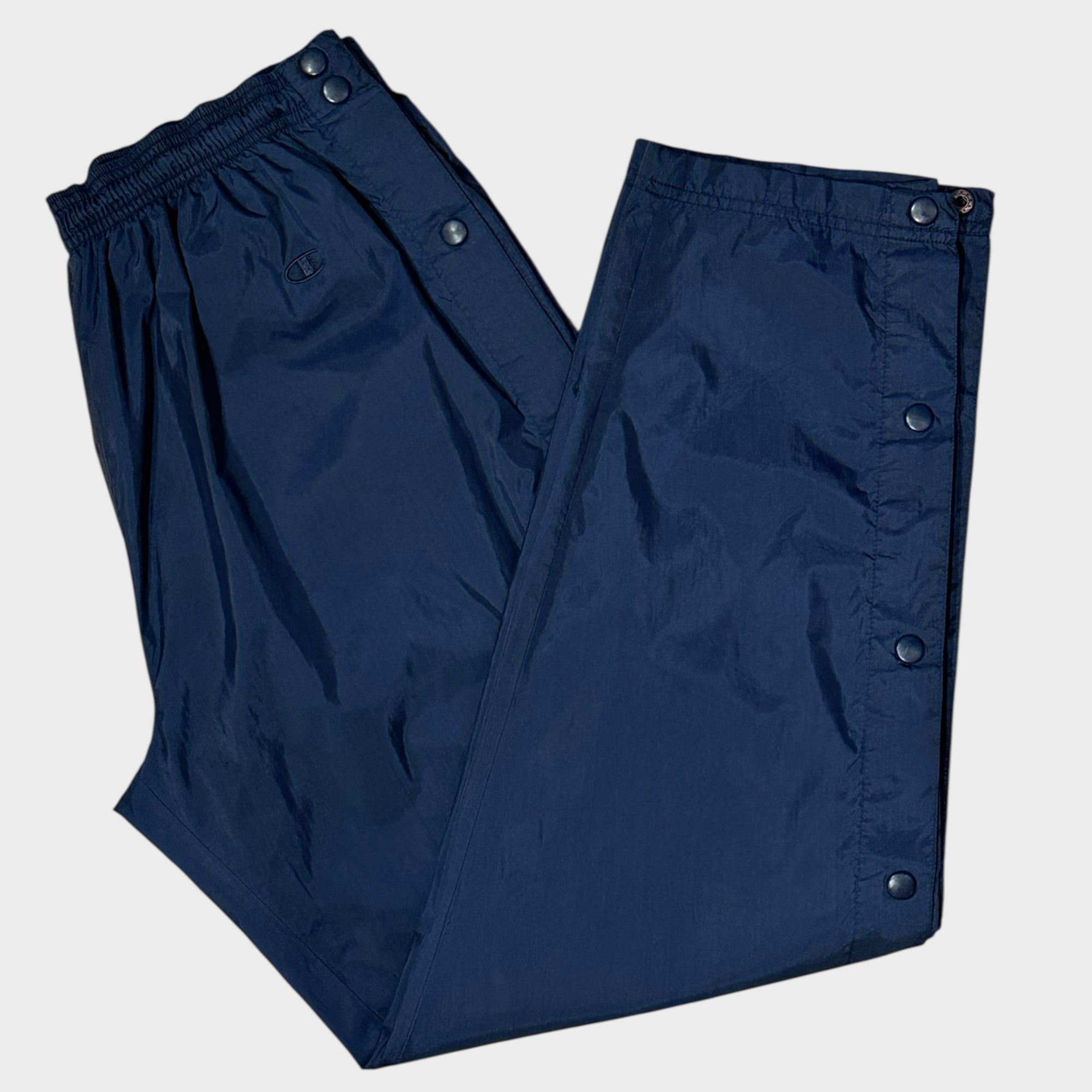 Navy Champion Trainingshose mit Druckknöpfen (M)