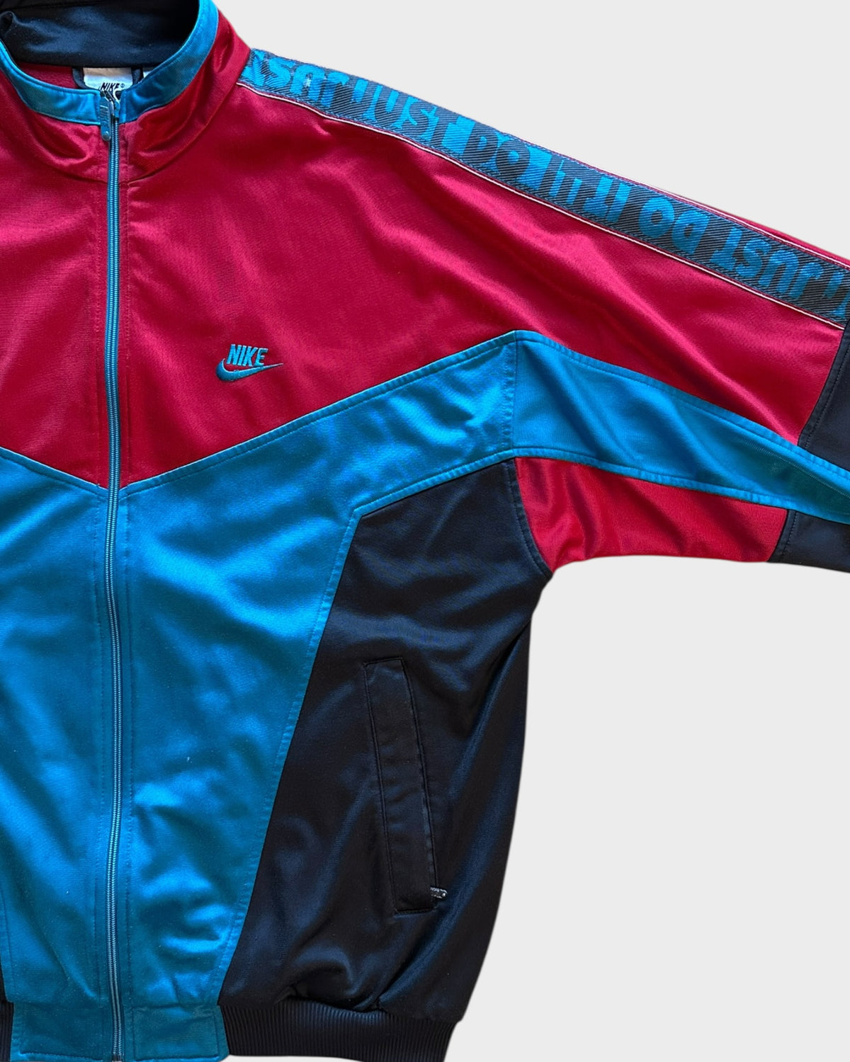 Vintage Colorblock Nike Trackjacket (L)