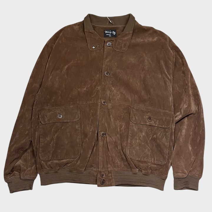 Braune Vintage Übergangsjacke (XXL)