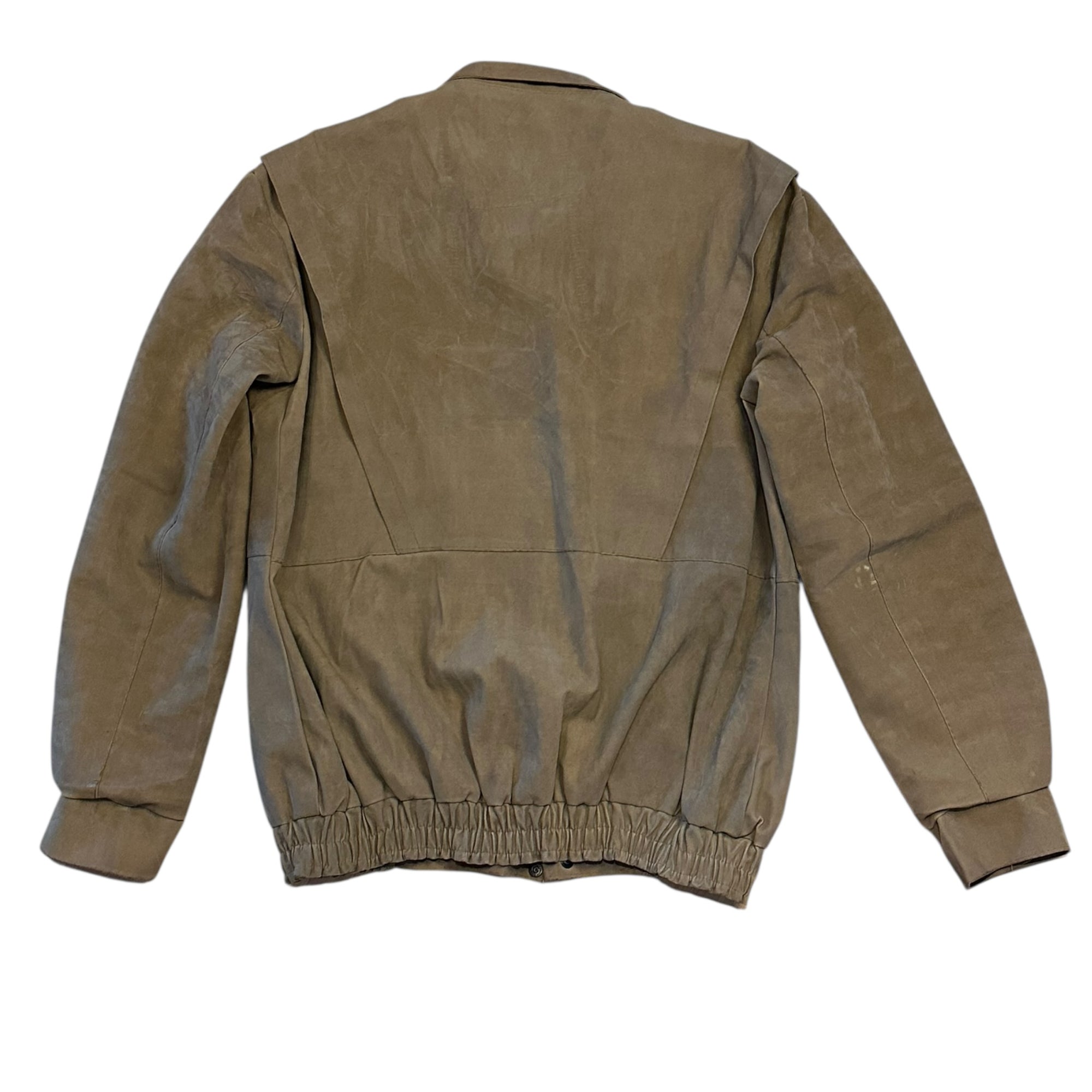 Beige Kunstlederjacke (L)