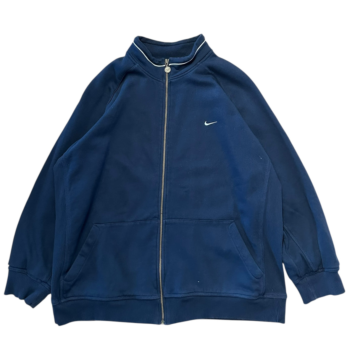 Blauer Nike Zip-Hoodie (XXL)