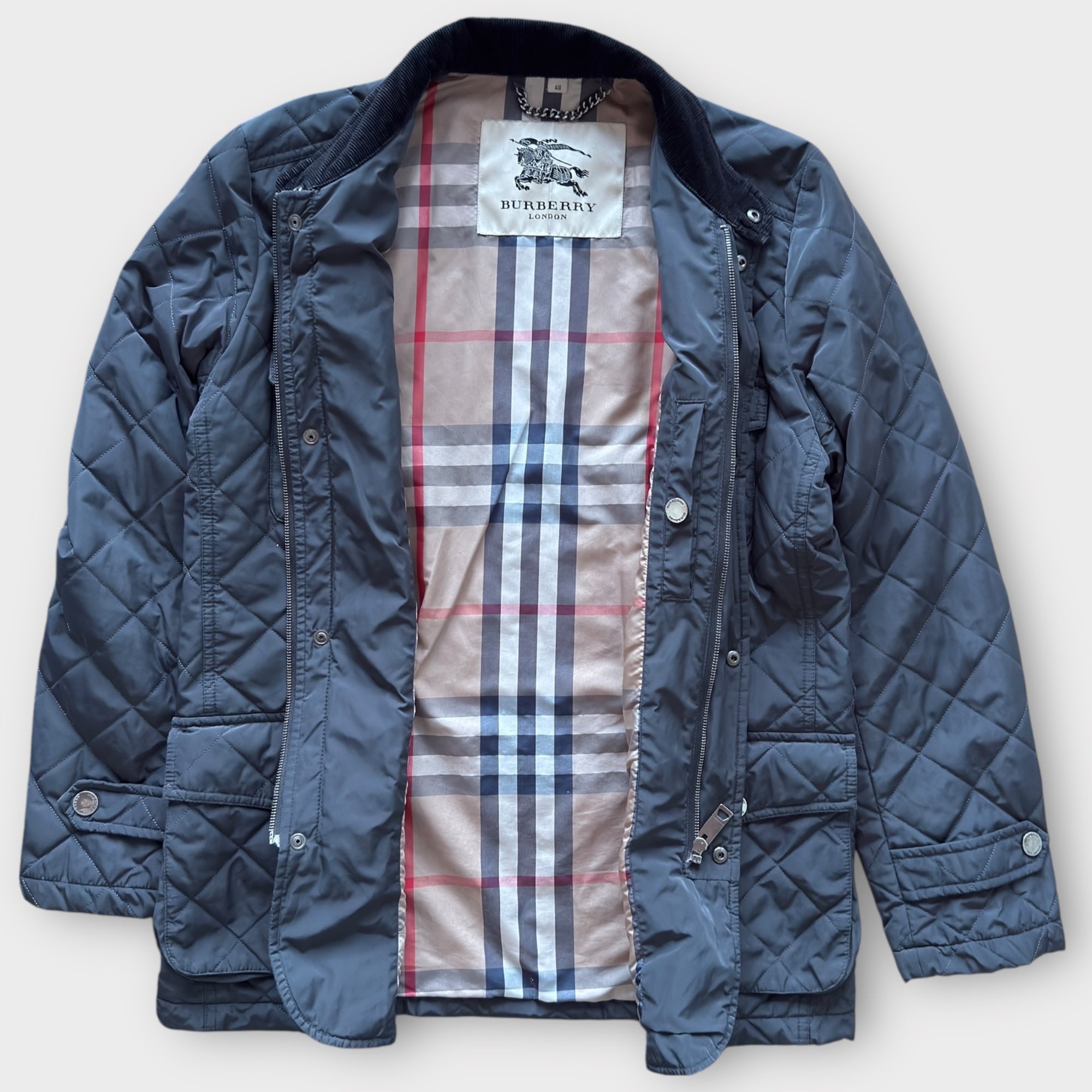 Burberry gesteppte Übergangsjacke (M)