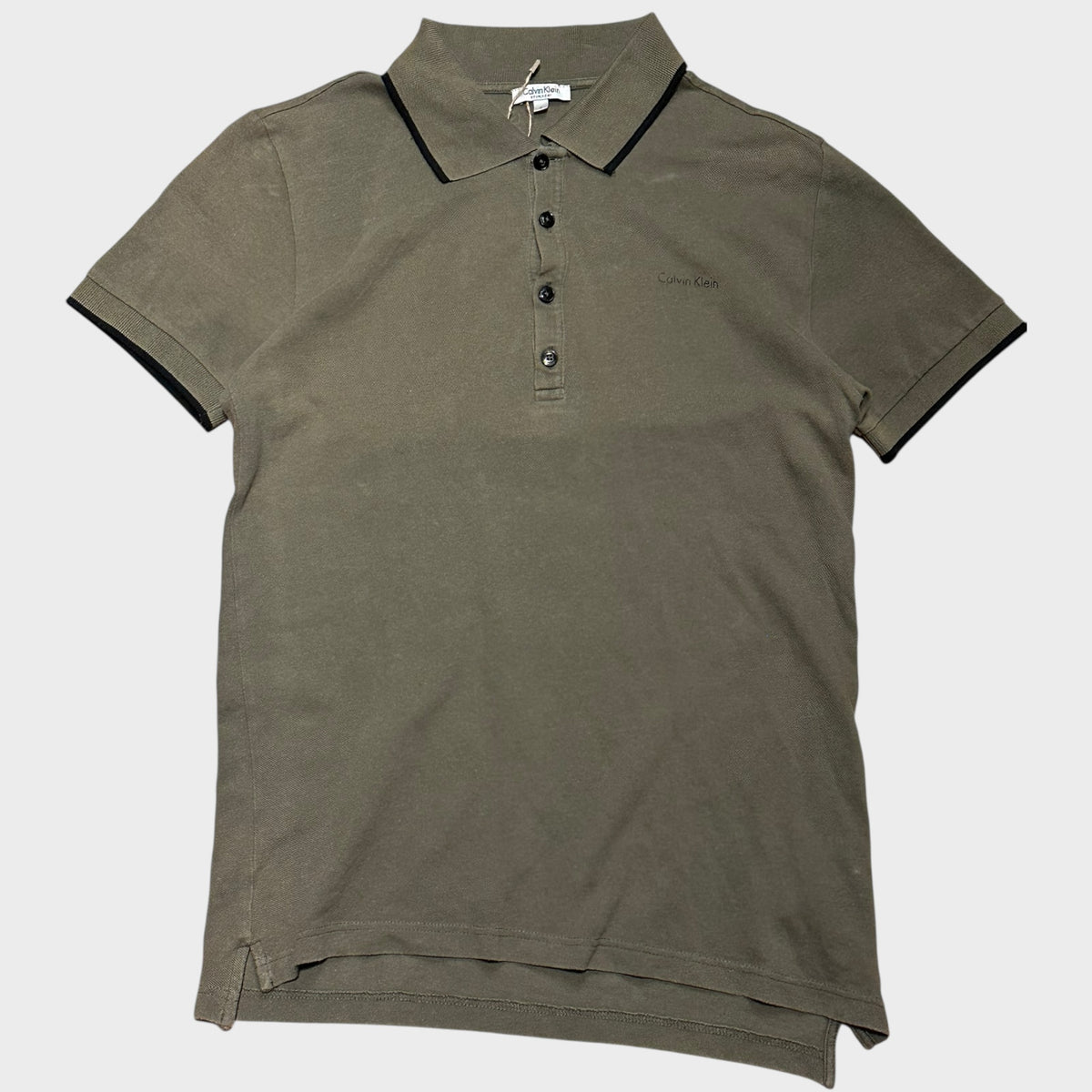 Calvin Klein Poloshirt Khaki (S)