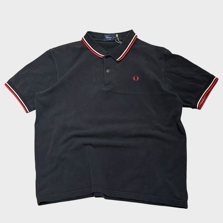 Schwarzes Fred Perry Poloshirt (L)