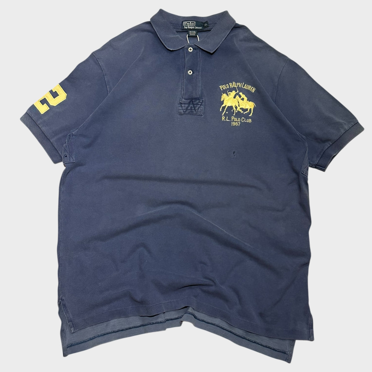 Polo Ralph Lauren blaues Poloshirt (XL)