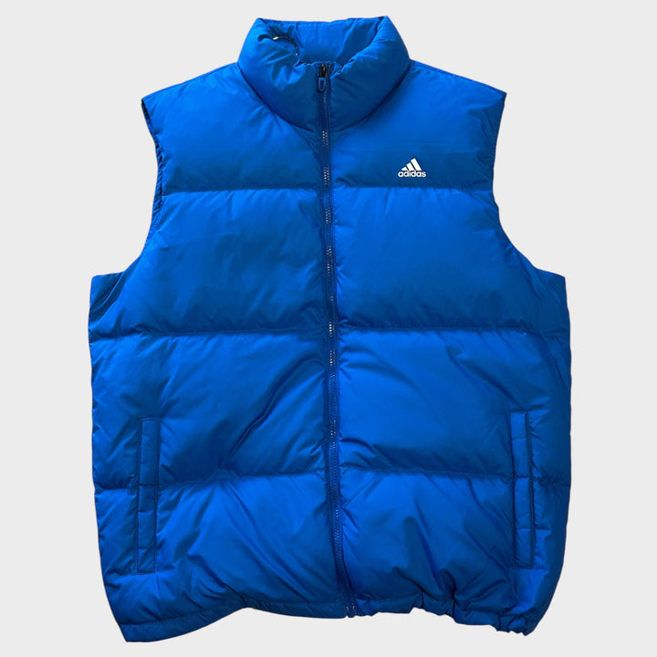 Blaue adidas Steppweste (L)