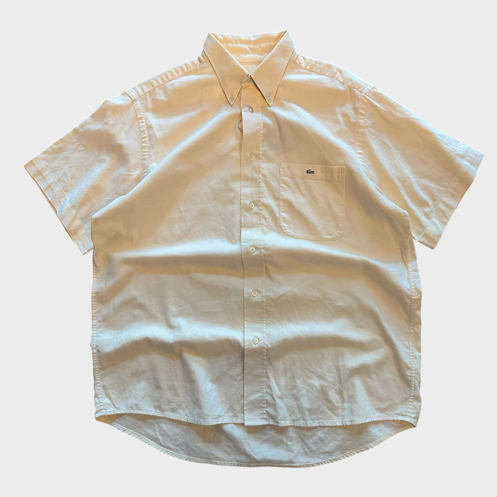 Lacoste Kurzarm Hemd Gelb (XL)