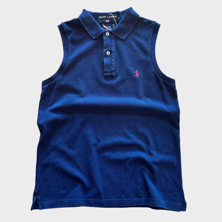 Ralph Lauren ärmelloses Polo-Top (M)