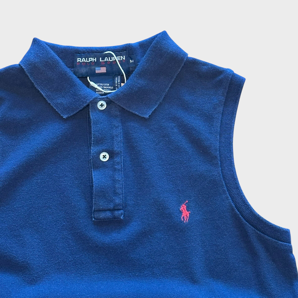 Ralph Lauren ärmelloses Polo-Top (M)