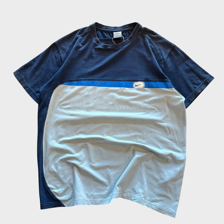 Nike T-Shirt blau weiss (XL)