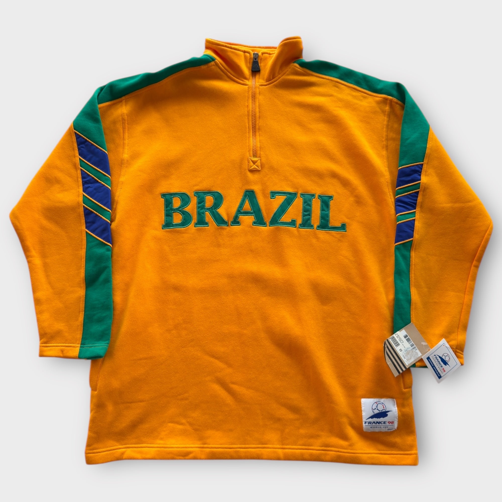 Adidas Brasilien Fleecejacke – WM 1998 (S)