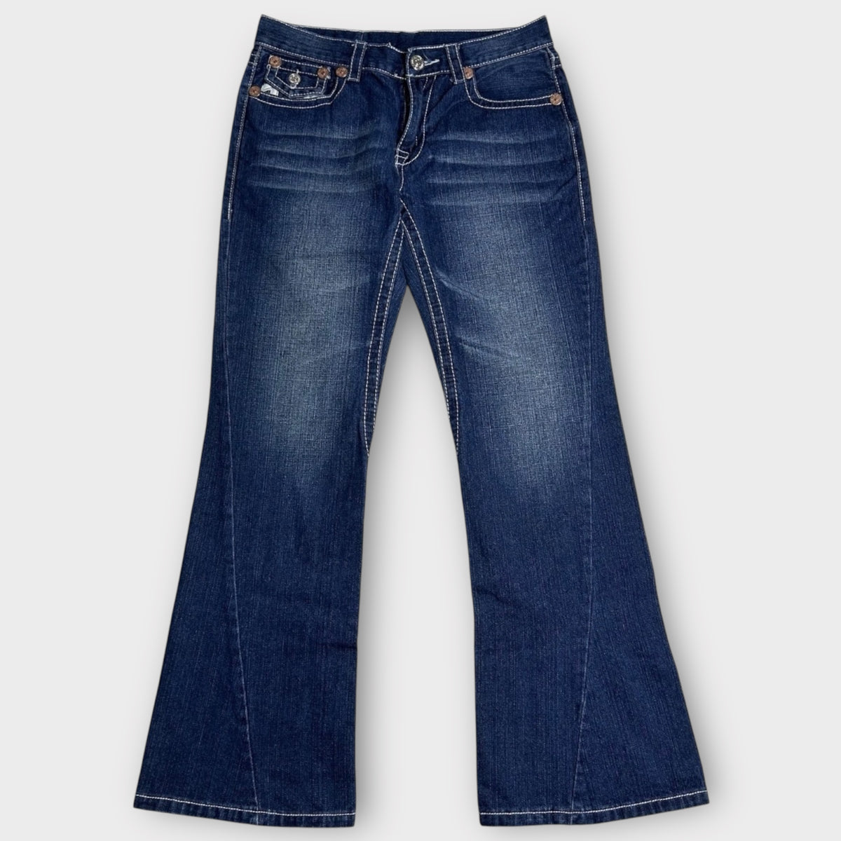 True Religion Billy Bootcut Jeans W32 L31 – Gold Pocket Y2K