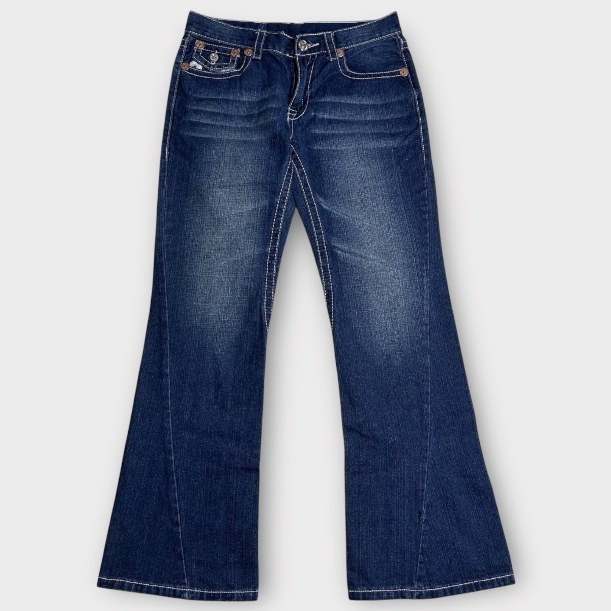 True Religion Billy Bootcut Jeans W32 L31 – Gold Pocket Y2K