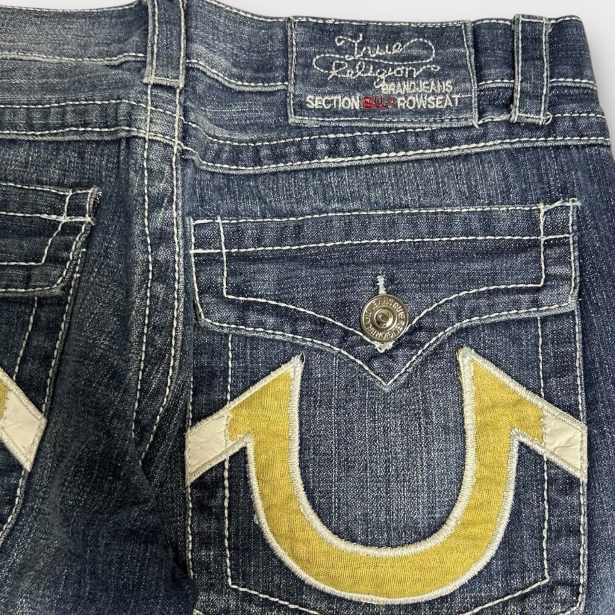 True Religion Billy Bootcut Jeans W32 L31 – Gold Pocket Y2K