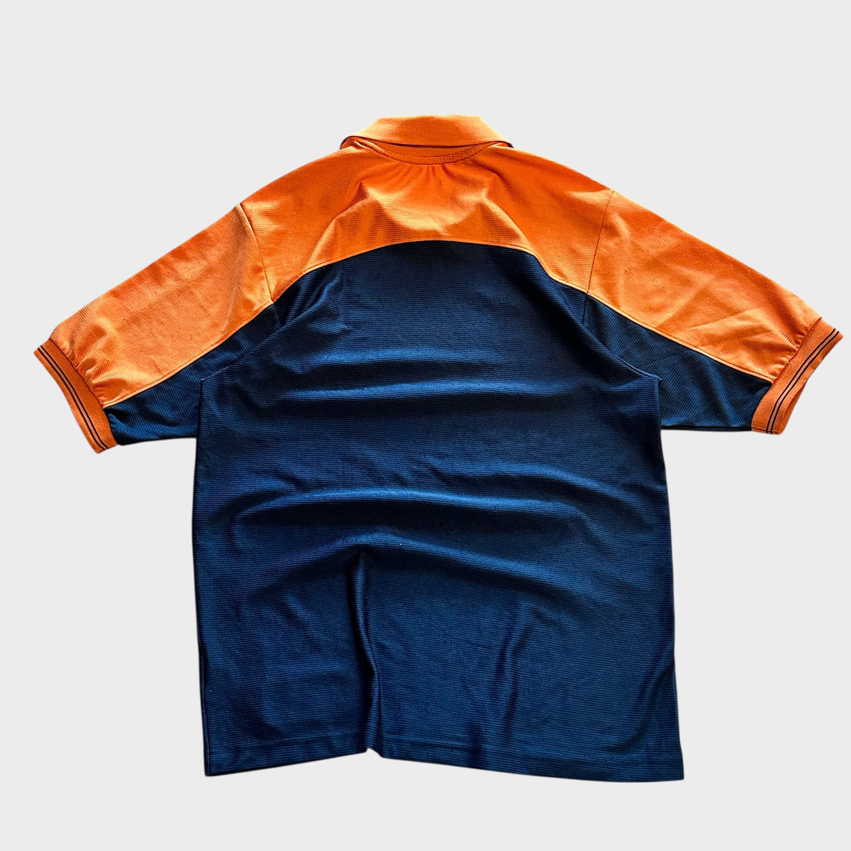 Nike Poloshirt blau orange (M)