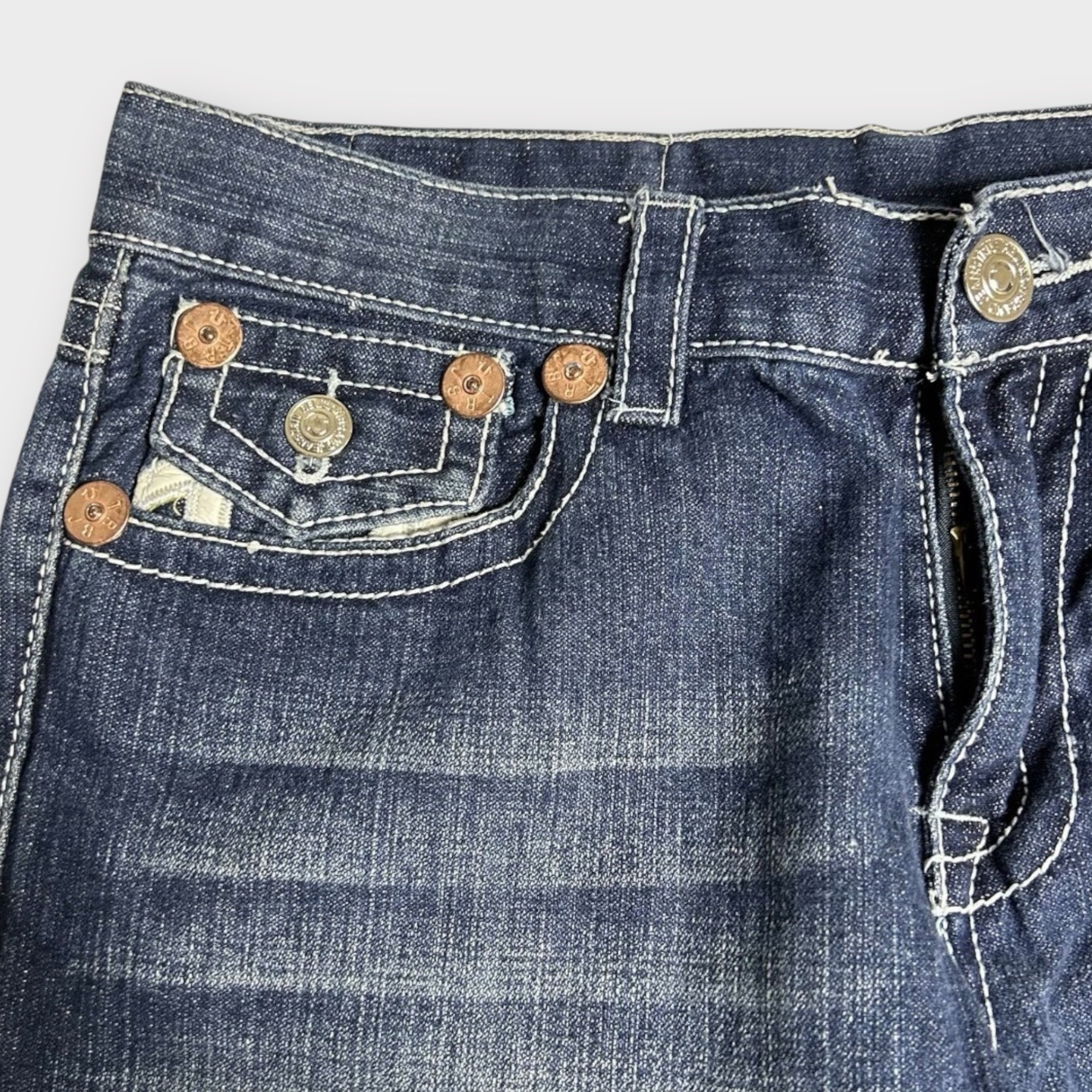 True Religion Billy Bootcut Jeans W32 L31 – Gold Pocket Y2K