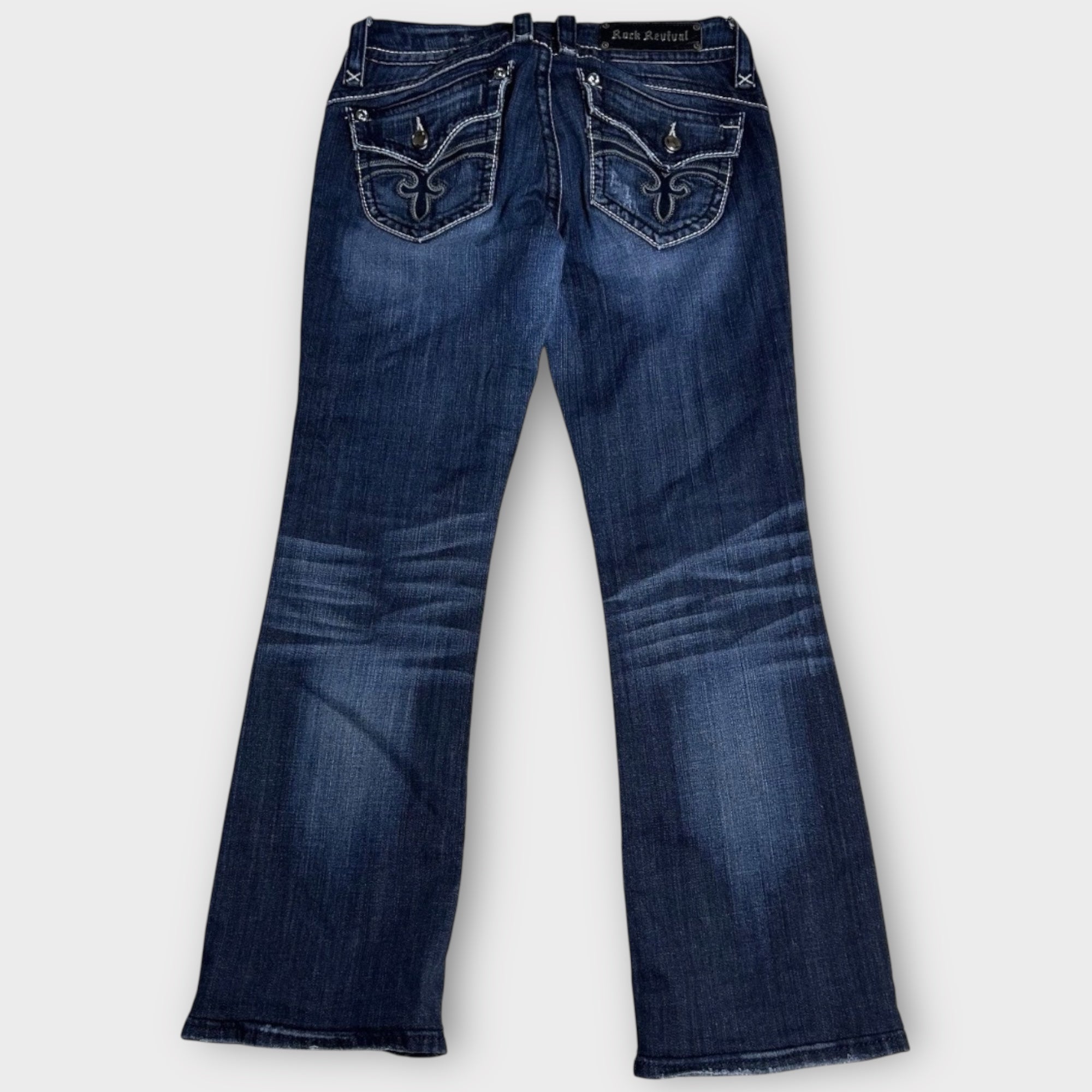 Rock Revival Stephanie Bootcut Jeans Dark Wash (30x29)