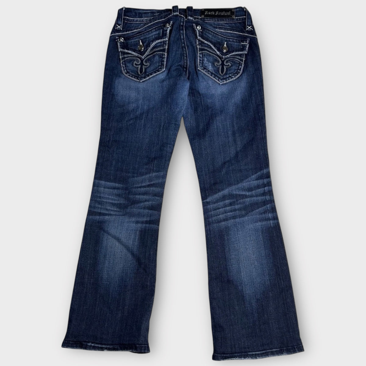 Rock Revival Stephanie Bootcut Jeans Dark Wash (30x29)