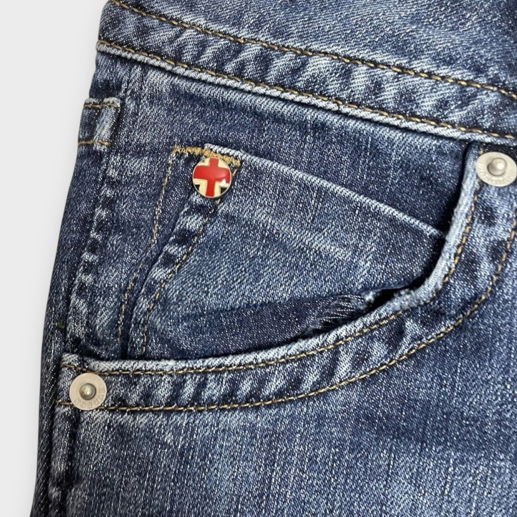 Hudson Low Rise Bell Bottom Jeans Y2K Flared – W27 L30