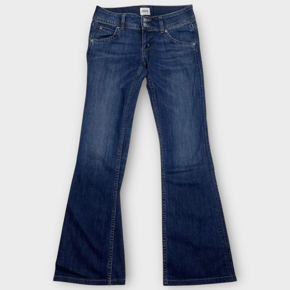 Hudson Low Rise Bell Bottom Jeans Y2K Flared – W27 L30