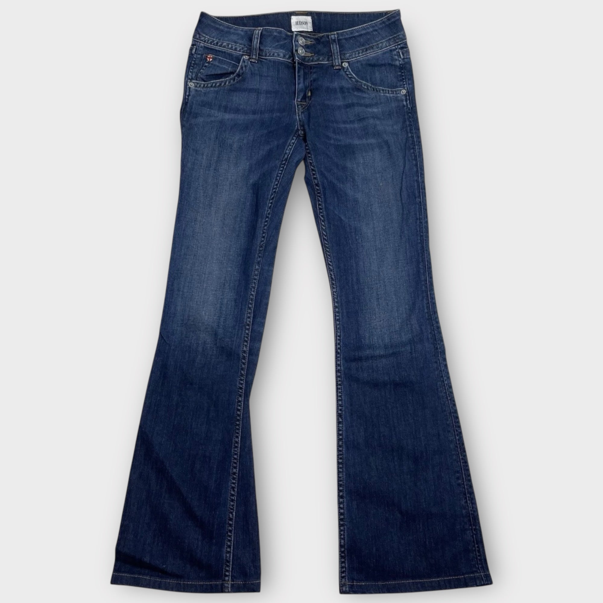 Hudson Low Rise Bell Bottom Jeans Y2K Flared – W27 L30