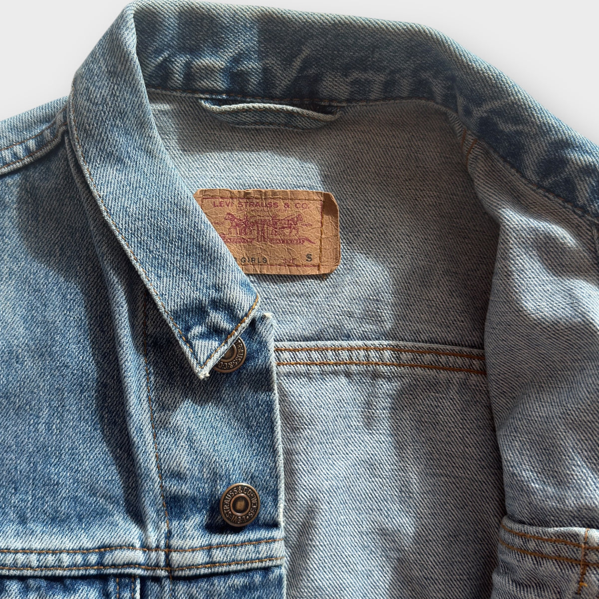 Levi’s Vintage Denim Trucker Jacke Damen (S)