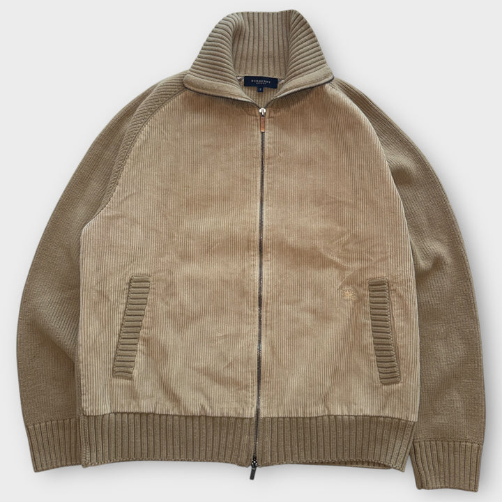 Burberry Zip Strickjacke Beige (M)